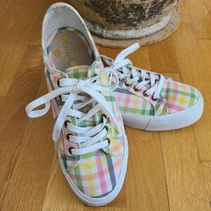 Boden Plaid Flatform Sneakers